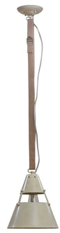 Mantra M5432 Industrial Ceiling 1 Light 40W E27 SSand Metal, Beige Belt