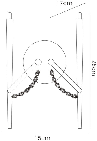 Diyas Zest Wall Light 2 Light G4 Polished Chrome/Crystal, NOT LED/CFL Compatible
