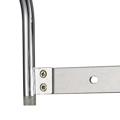 Mantra M5086 Sisley Wall Light 6W LED Chrome IP44 4000K, 420lm, Silver/Frosted Acrylic/Polished Chrome, 3yrs Warranty