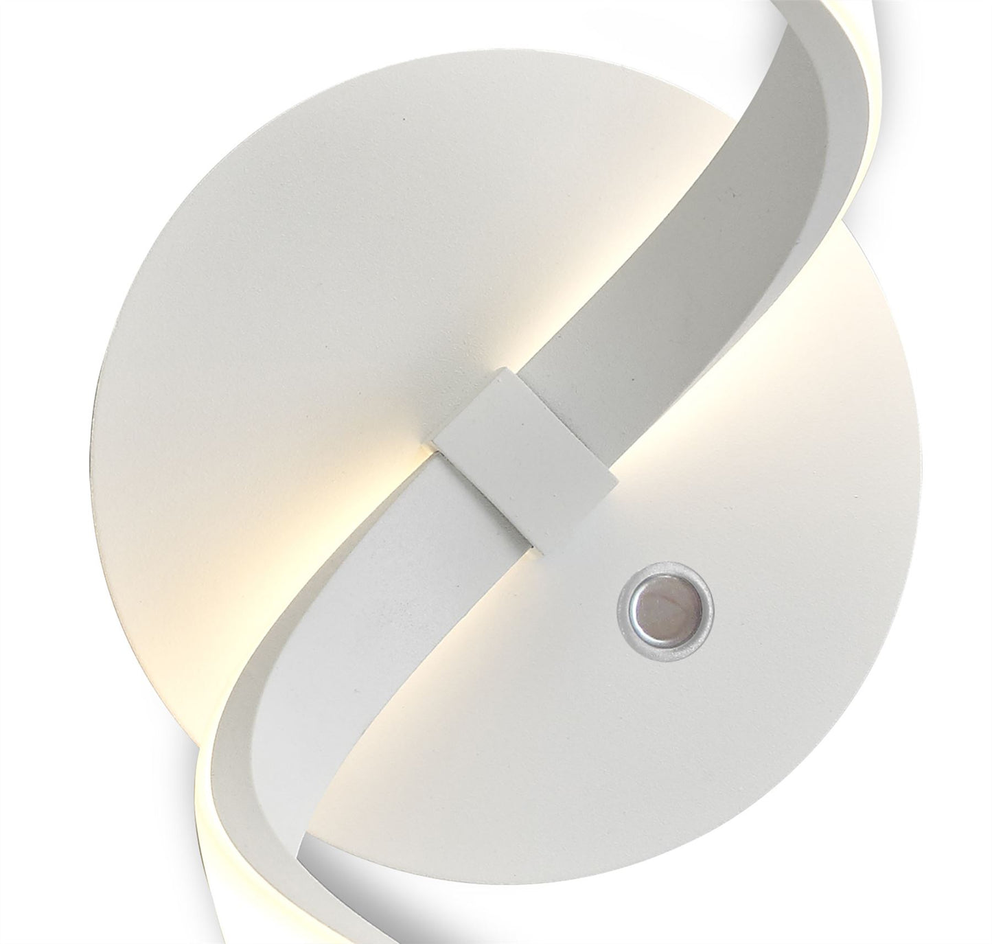 Mantra M6005 Nur Blanco Touch Dimmer Wall Light 10W LED 3000K, 850lm, White/Frosted Acrylic, 3yrs Warranty