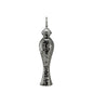 Diyas Home (DH) Anika Mosaic Ornament Medium Silver Mosaic