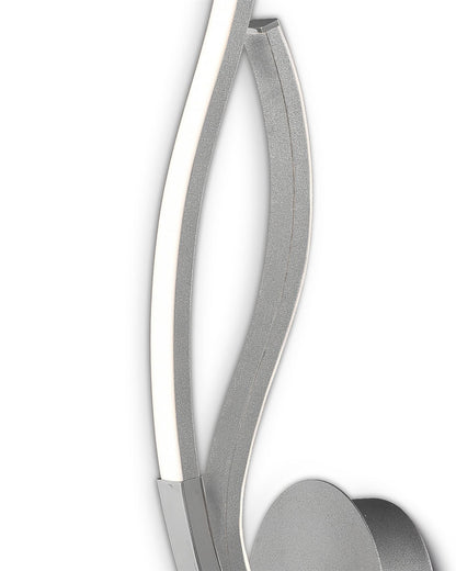 Mantra M6107 Corinto Wall Light, 12W LED, 3000K, 960lm, Silver Chrome, 3yrs Warranty