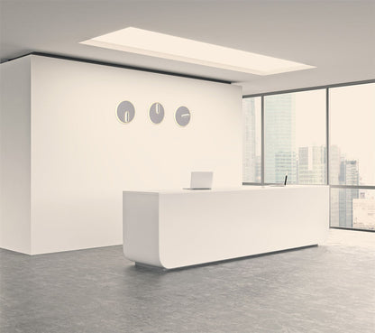Mantra Fusion Clock 46.8cm Ceiling 47cm Round, 40W LED, 4000K, 2800lm, Sand White, 3yrs Warranty Ceiling