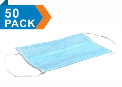 Deco Additions Disposable Basic Mask, (Pack 50) High Standard PP Non-Woven Fabrics, Filtering Effects Of Raw Materials =95%, Breathable and Comfortable.