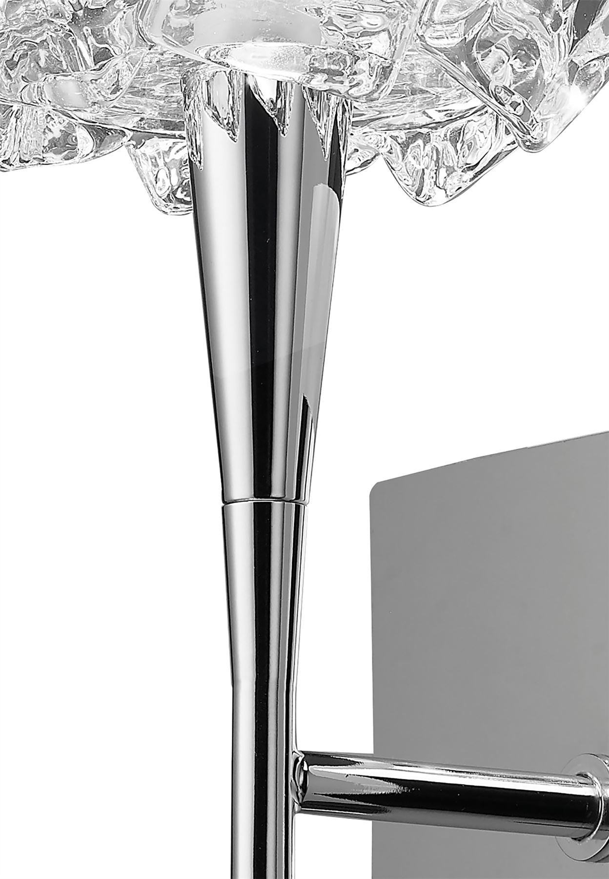 Mantra Artic Wall Light Switched 1 Light G9, Polished Chrome