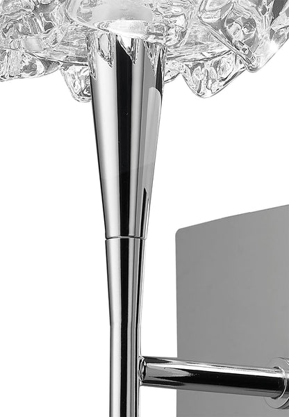 Mantra Artic Wall Light Switched 1 Light G9, Polished Chrome