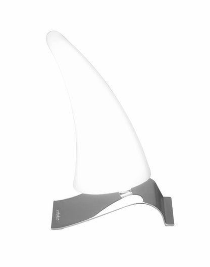 Mantra Mistral LED M3811 Mistral Table Lamp Left 6W LED 3000K, 540lm, Polished Chrome/Frosted Acrylic, 3yrs Warranty