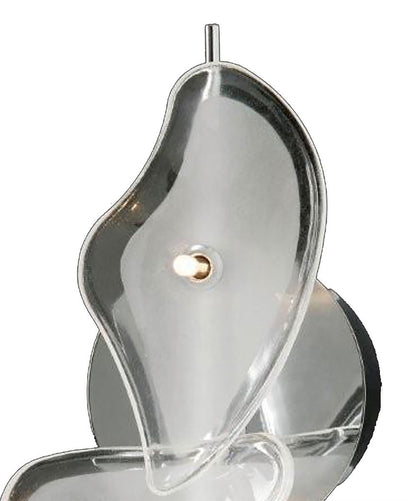Mantra Otto Ceiling/Wall 2 Light G4 Bar, Polished Chrome/Frosted Glass, NOT LED/CFL Compatible