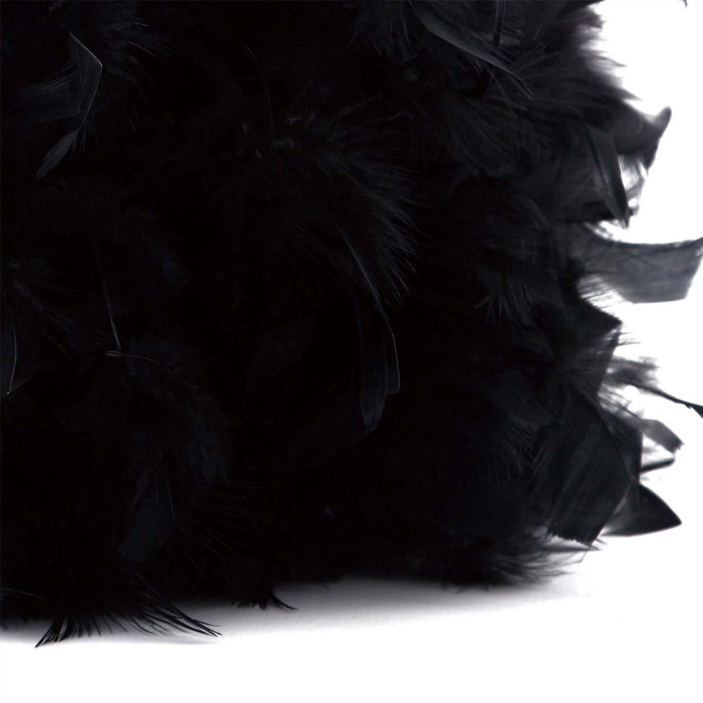 Diyas Arqus Feather Shade Black 410mm x 230mm