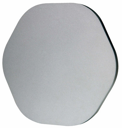 Mantra Fusion MC0116 Bora Bora Wall Light 19.2cm Hexagonal 12W LED 3000K, 1080lm, Silver Paint, 3yrs Warranty