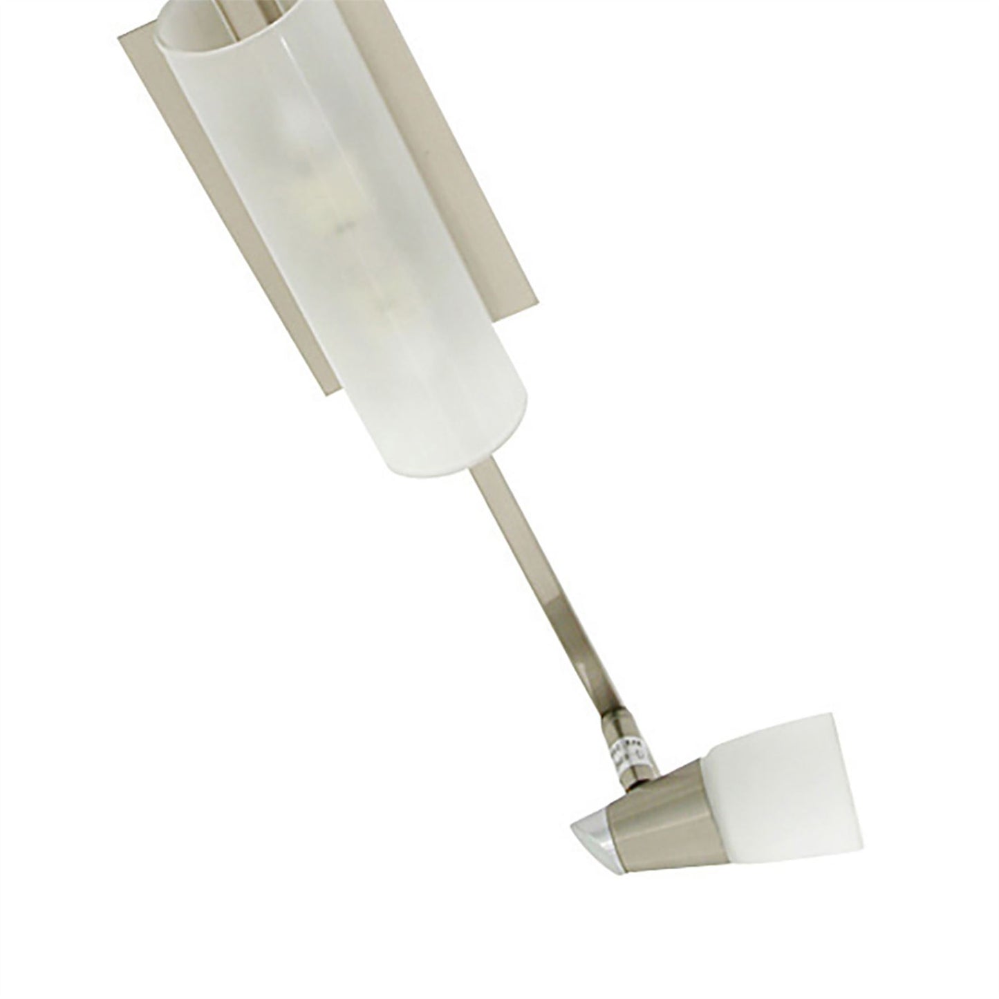 Diyas Anna On Linear Bar 4 Light G9 Satin Chrome/Opal & Frosted Glass