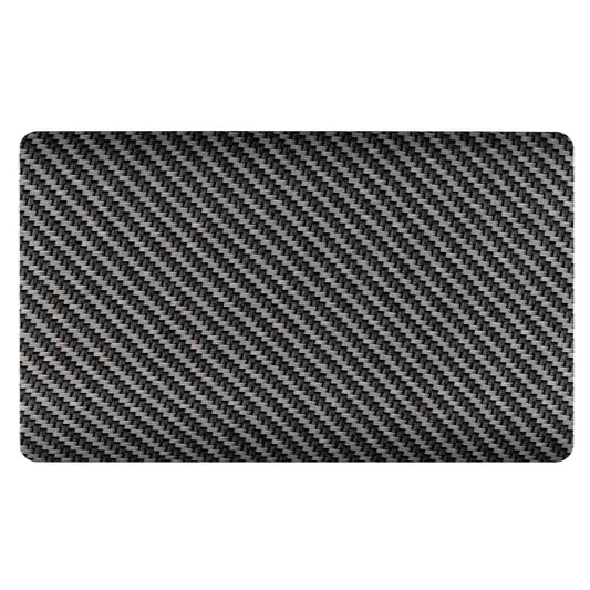 Trendi Switch Double Modern Designer Blanking Plate in Carbon Fibre