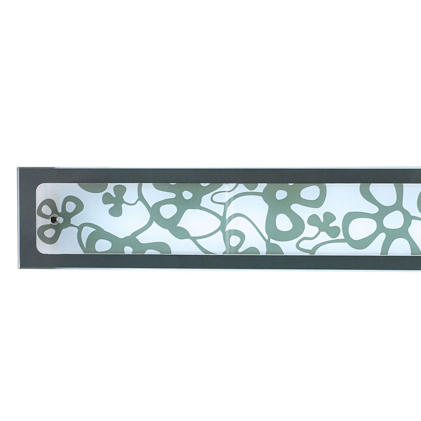 Mantra Euphoria Wall Light 1 Light T5 Medium Bar, Polished Chrome/Opal White Glass, NOT LED/CFL Compatible
