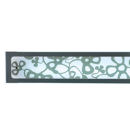 Mantra Euphoria Wall Light 1 Light T5 Medium Bar, Polished Chrome/Opal White Glass, NOT LED/CFL Compatible
