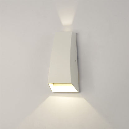 Mantra Fusion Jackson Wall Light, 6W LED, 3000K, 420lm, IP54, Sand White, 3yrs Warranty