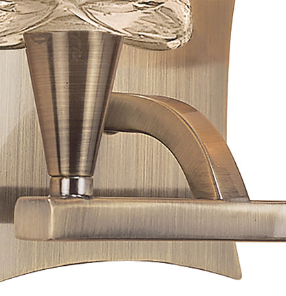 Mantra Rosa Del Desierto Wall Light Switched 2 Light G9, Antique Brass