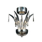 Diyas Jasper 40cm  Round 12 Light G4 Polished Chrome/Crystal, NOT LED/CFL Compatible Ceiling Pendant Light Fitting