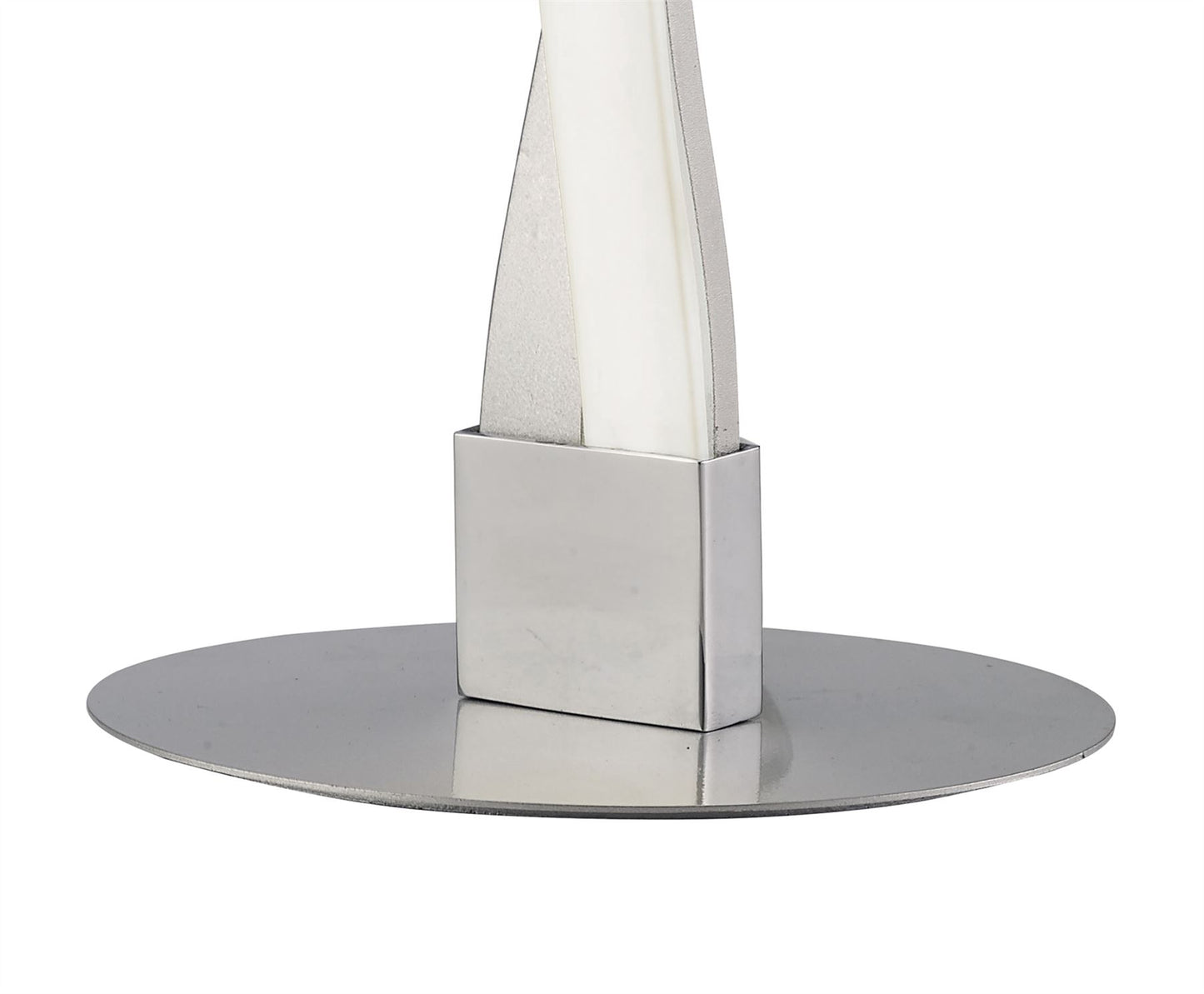 Mantra M4862 Sahara Table Lamp 6W LED 3000K, 420lm, Silver/Frosted Acrylic/Polished Chrome, 3yrs Warranty