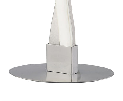 Mantra M4862 Sahara Table Lamp 6W LED 3000K, 420lm, Silver/Frosted Acrylic/Polished Chrome, 3yrs Warranty