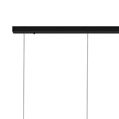 Mantra Fusion Sirio 3 Light Linear Bar Pendant, 24W LED, 3000K, 1770lm, Black, 3yrs Warranty