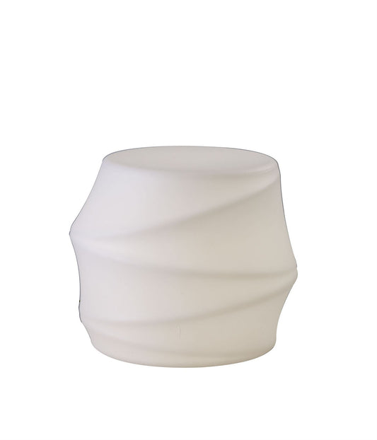 Mantra Bambu Stool 1 Light E27 Outdoor IP65, Opal White