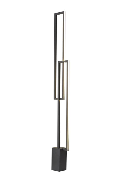 Mantra Fusion Mural Floor Lamp, 48W LED, 3000K, 3840lm, IP20, Matt Black, 3yrs Warranty