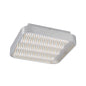 Mantra Fusion M5341 Reflex Flush 29cm Square 18W LED 3000K + 6000K, 1180lm, Aluminium/ Acrylic, 3yrs Warranty - M5341 Ceiling