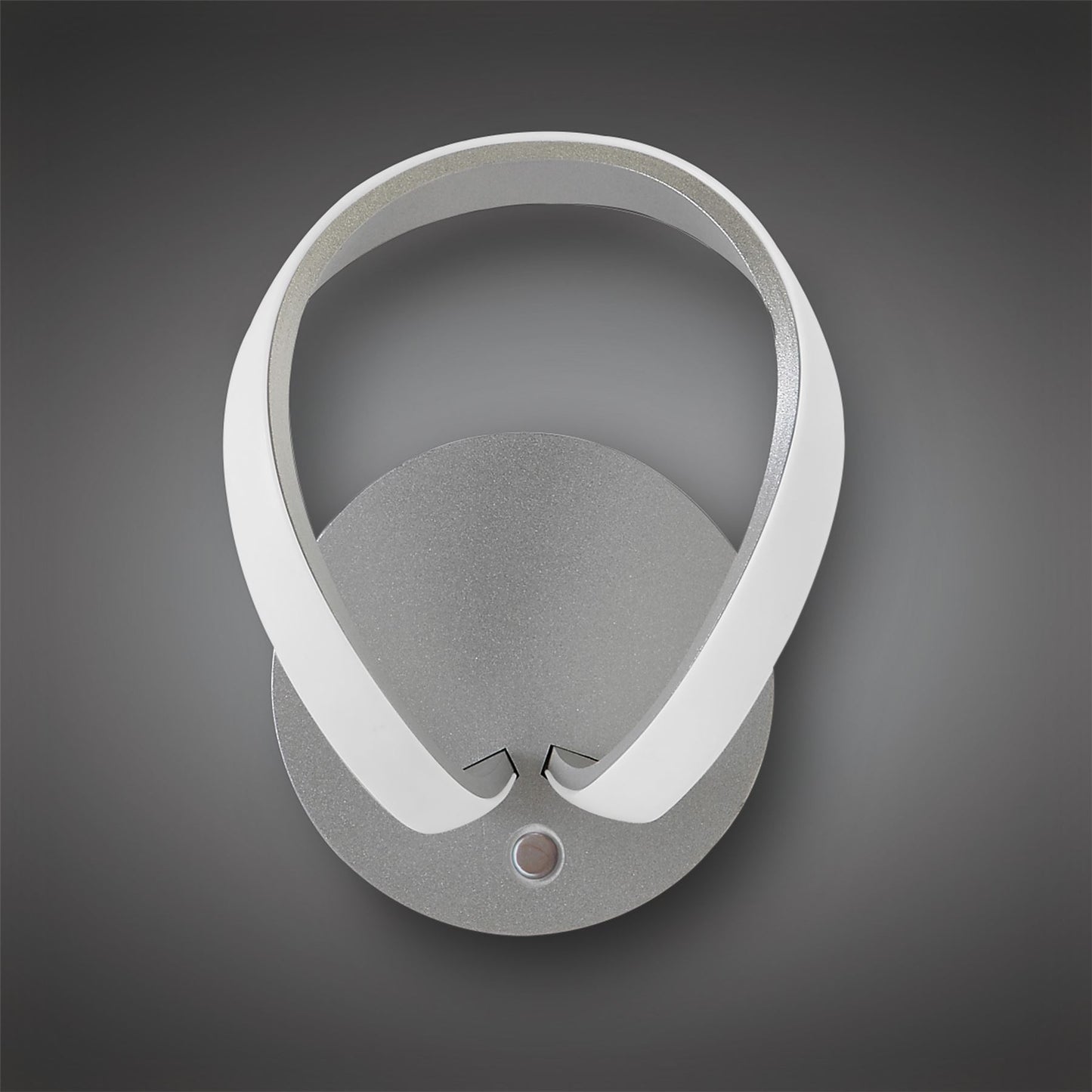 Mantra M4993 Knot Touch Dimmer Wall Light 12W LED 3000K, Silver/Frosted Acrylic/Polished Chrome