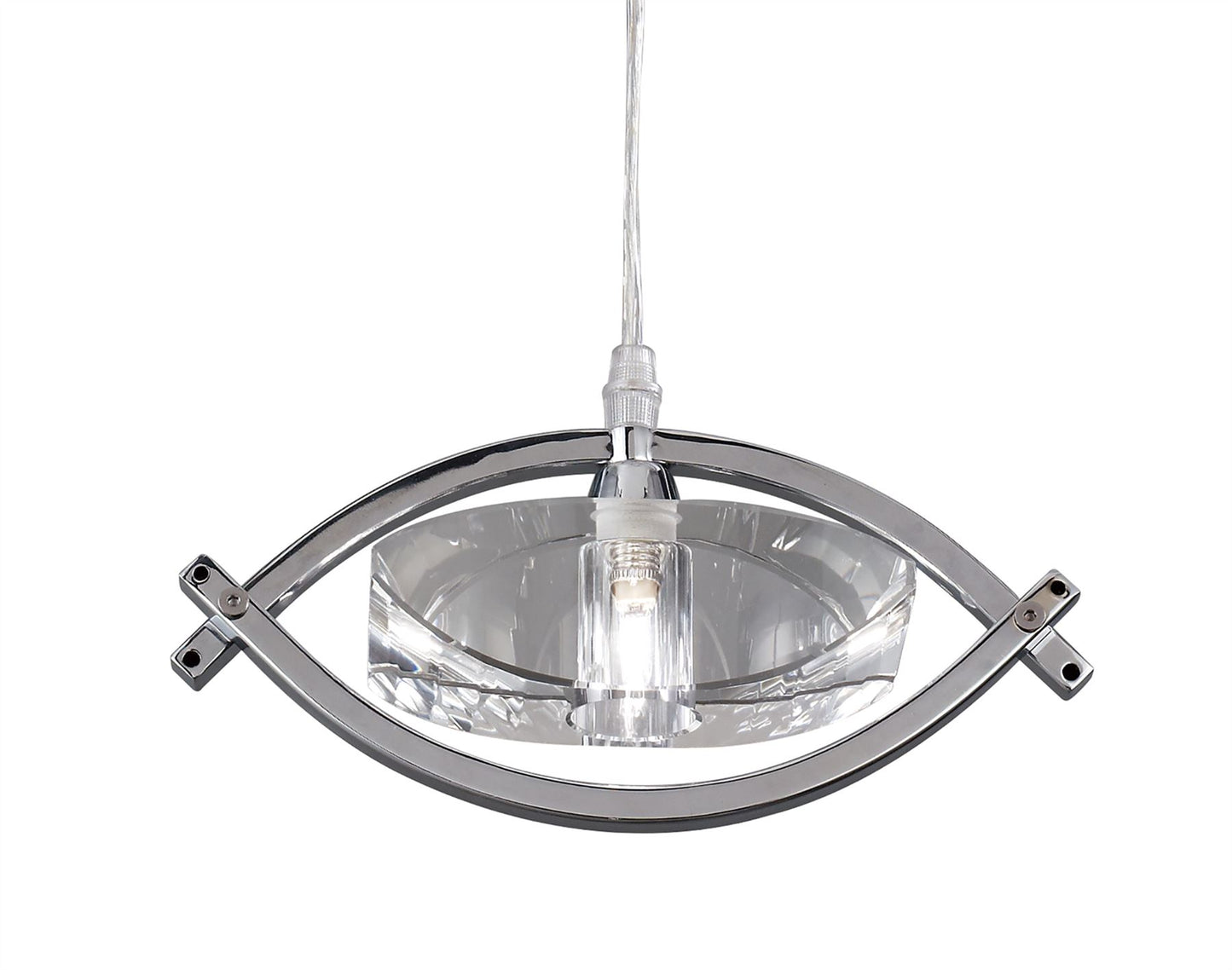 Mantra M0899 Kromo Pendant 1 Light G9, Polished Chrome