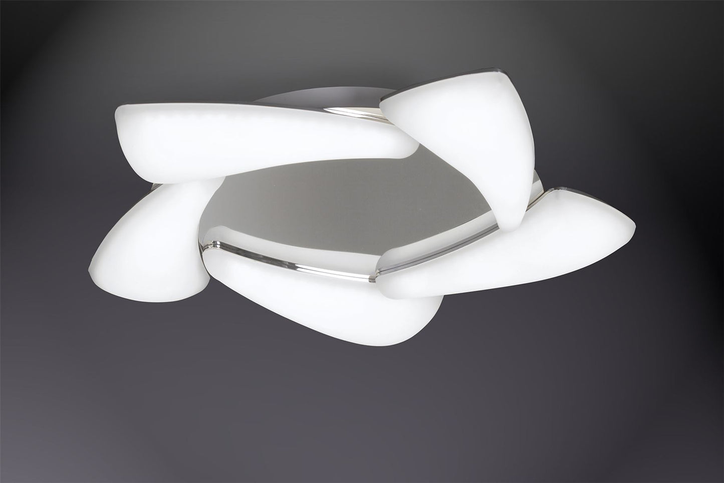 Mantra Mistral LED M3807 Mistral Ceiling 30W LED 3000K, 2700lm, Polished Chrome/Frosted Acrylic, 3yrs Warranty - M3807 Ceiling