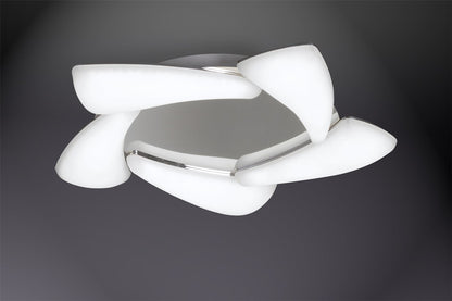 Mantra Mistral LED M3807 Mistral Ceiling 30W LED 3000K, 2700lm, Polished Chrome/Frosted Acrylic, 3yrs Warranty - M3807 Ceiling