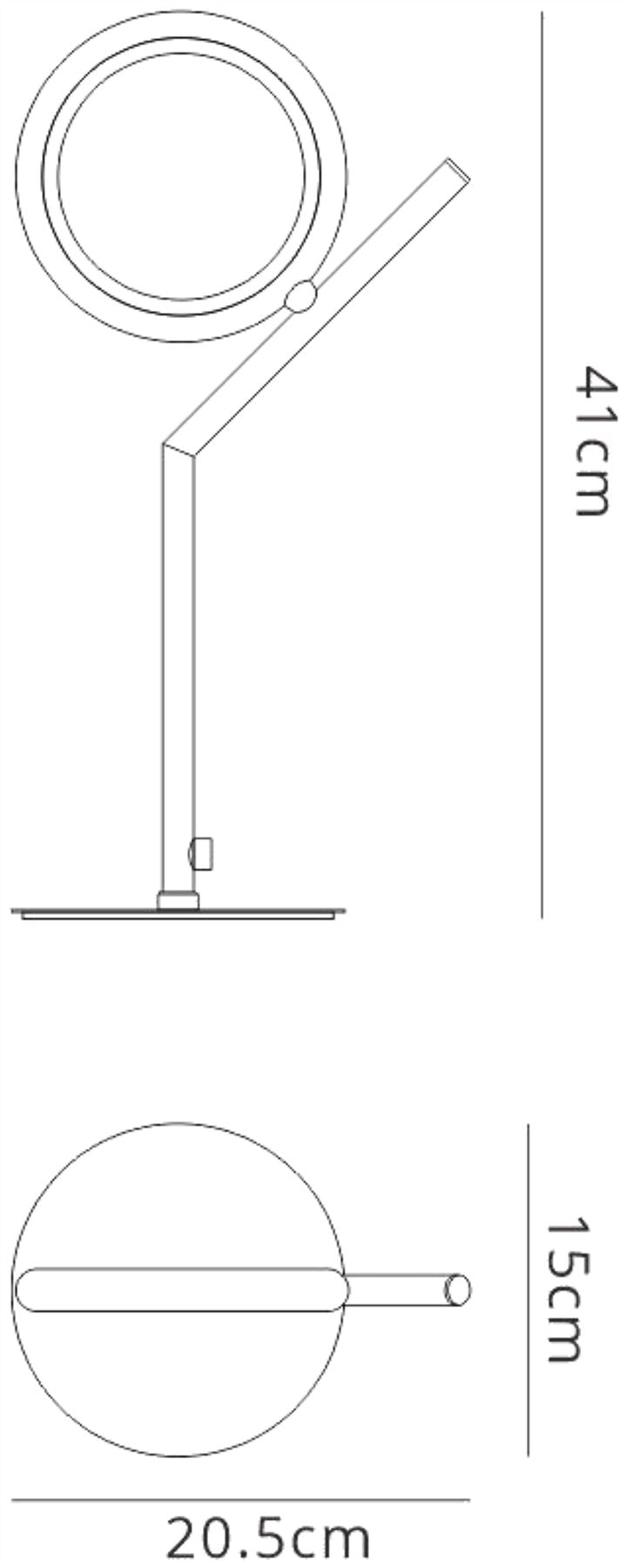 Mantra Olimpia Table Lamp, 8W LED, 3000K, 600lm, IP20, Chrome, 3yrs Warranty