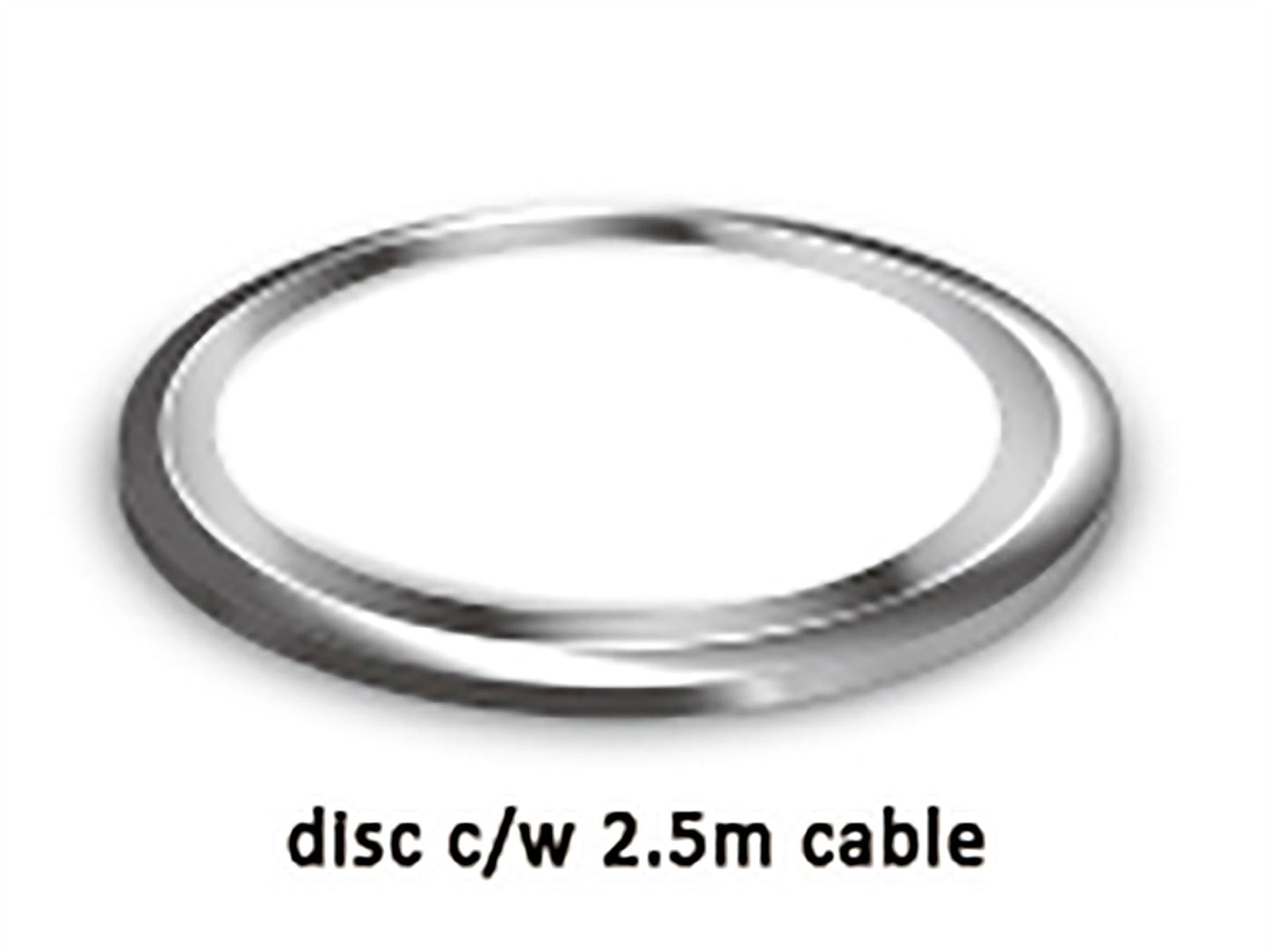 Techtouch Disc White 6 LED (0.5W) C/W 2.5m Cable Indoor