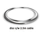 Techtouch Disc White 6 LED (0.5W) C/W 2.5m Cable Indoor