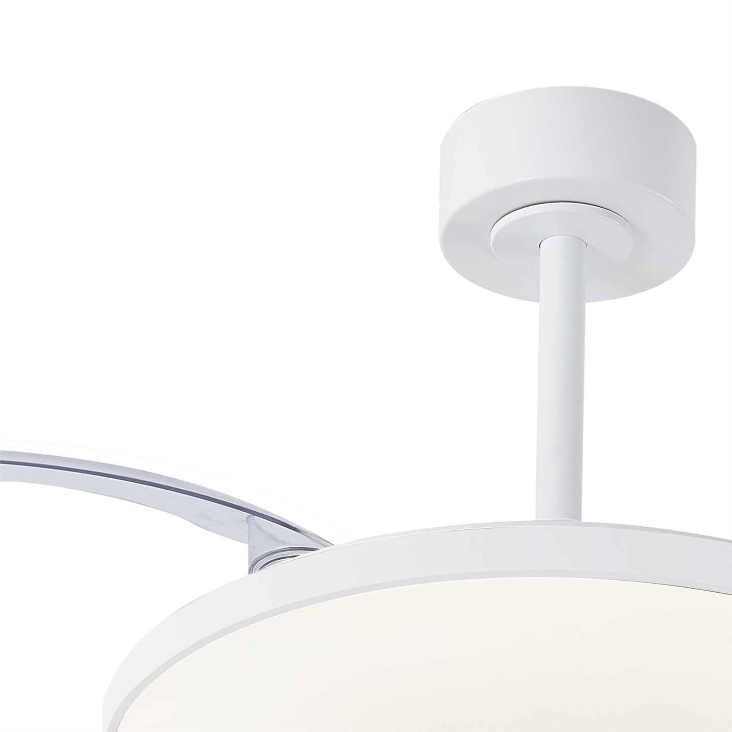 Slim Fan 50cm 50W LED Dimmable Ceiling Light With Built-In 30W DC Fan, 2700-5000K Remote Control, 3500lm, White, 5yrs Warranty