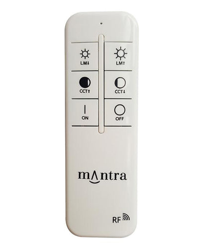 Mantra Fusion Fusion M6235 Opera Flush Ceiling Light 41cm Round, 24W LED, 3000-6500K Tuneable White, 1680lm, White, Remote Control, 3yrs Warranty