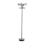 Diyas Octavia Floor Lamp 4 Light G4 Polished Chrome/Crystal, NOT LED/CFL Compatible