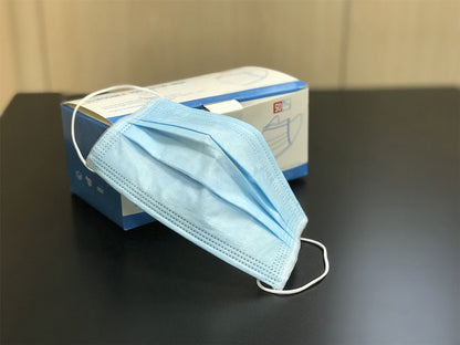 Deco Additions Disposable Basic Mask, (Pack 50) High Standard PP Non-Woven Fabrics, Filtering Effects Of Raw Materials =95%, Breathable and Comfortable.
