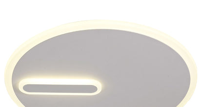Mantra Fusion Clock 46.8cm Ceiling 47cm Round, 40W LED, 4000K, 2800lm, Sand White, 3yrs Warranty Ceiling
