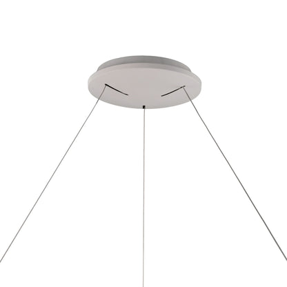 Mantra Fusion Fusion M7750 Niseko Ring Pendant 90cm 66W LED, 3000K-6000K Tuneable, 4200lm, Remote Control, White, 3yrs Warranty