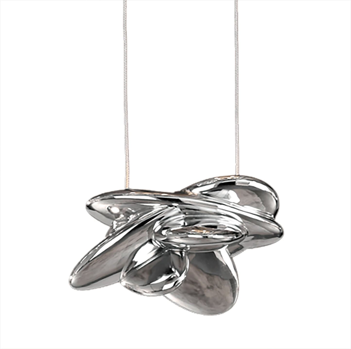 Mantra M5901 Nido Pendant 75cm Round 7 + 4 Lights 42W + 20W LED 3000K, 5080lm, Chrome, 3yrs Warranty