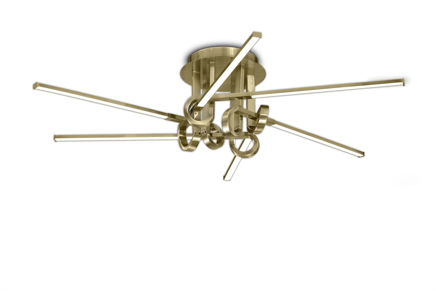 Mantra M6129 Cinto Ceiling 42W LED, 3000K, 3360lm, Antique Brass, 3yrs Warranty - M6129 Ceiling