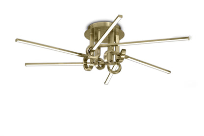 Mantra M6129 Cinto Ceiling 42W LED, 3000K, 3360lm, Antique Brass, 3yrs Warranty - M6129 Ceiling