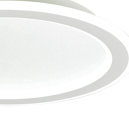 Mantra Tulum 40cm Ceiling Light, 24W LED, 3000-6000K Remote Controlled, 1800lm, White, 3yrs Warranty