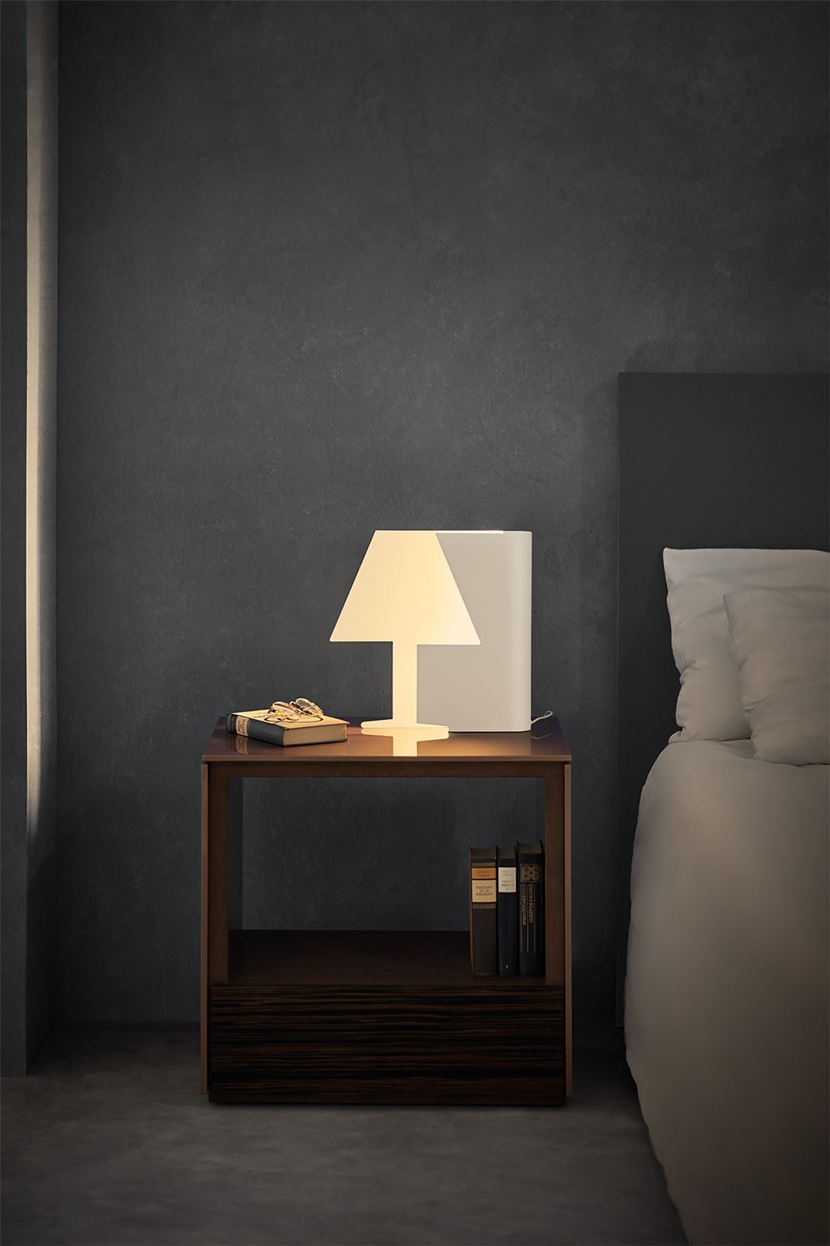 Mantra Book Table Lamp, 10W LED, 3000K, 600lm, White, 3yrs Warranty