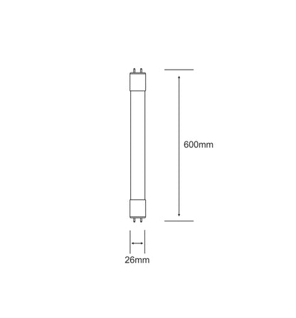 Luxram Value LED T8 G13 0.6m 11W White 6400K 800lm LED