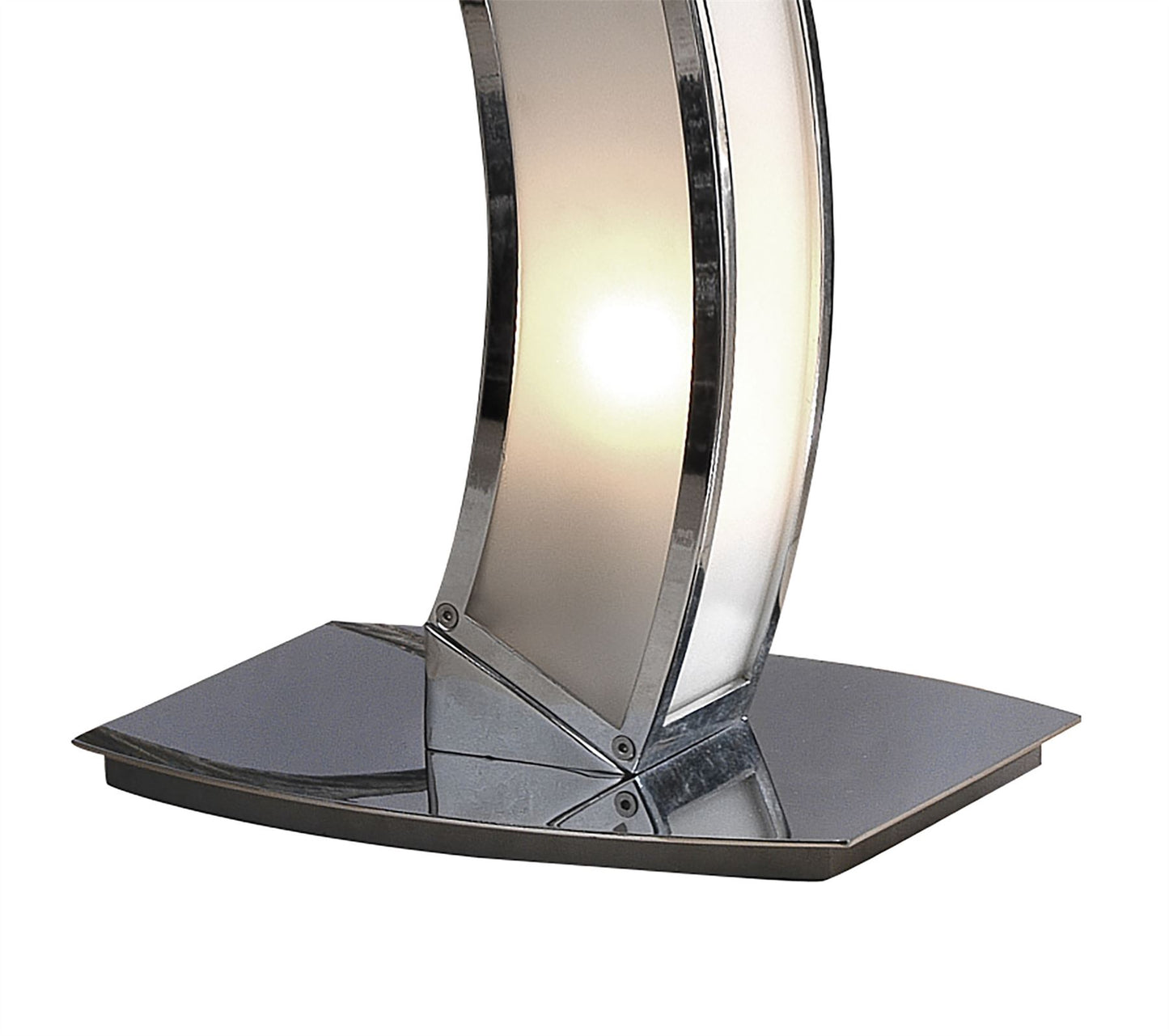Mantra Duna GU10 Floor Lamp 6 Light L1/SGU10, Polished Chrome/White Acrylic, CFL Lamps INCLUDED