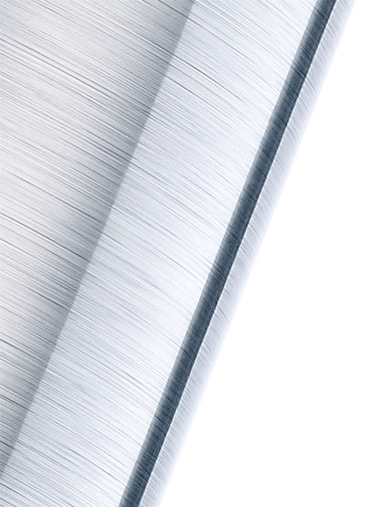 Deco Dako Black Pendant 1 Light E27 with 300 x 200mm Metallic Chrome Finish Cylinder Shade, c/w Ceiling Bracket