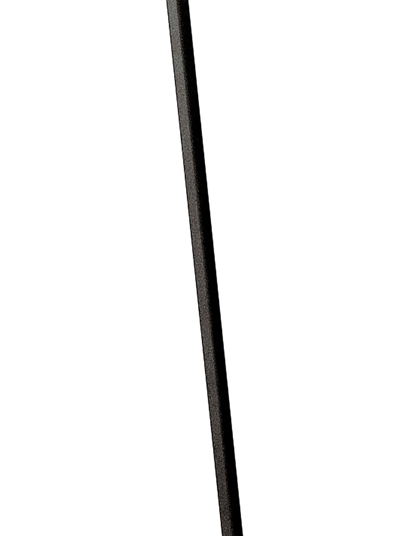Mantra Vector Floor Lamp, 20W LED, 3000K, 1500lm, Black, 3yrs Warranty