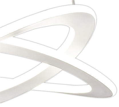 Mantra Planet 49cm Pendant, 40W LED, 3000K, 1800lm, White, 3yrs Warranty